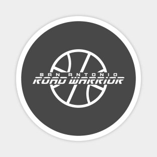 San Antonio Road Warrior (White) Magnet